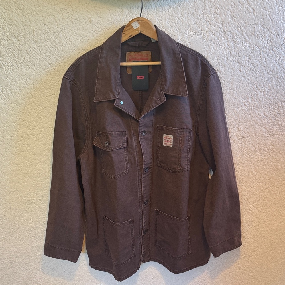 Levi's Dark Brown Utility Chore Jacket